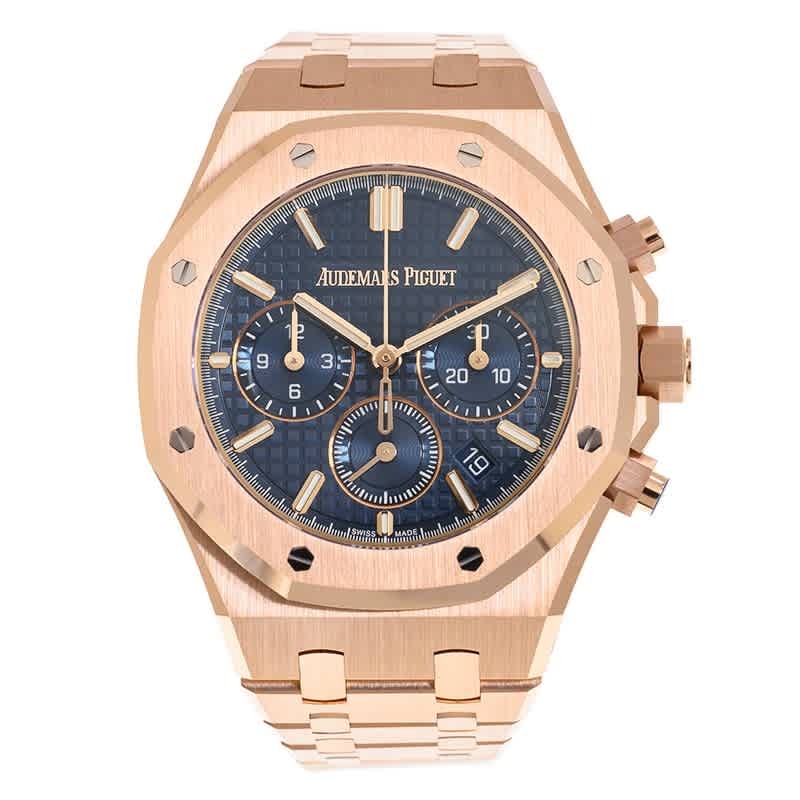 Audemars Piguet Royal Oak Chronograph Automatic Blue Dial Mens Watch 26715OR.OO.1356OR.01