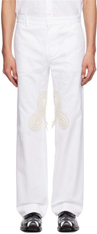 Photo: Stefan Cooke White Braided Trousers