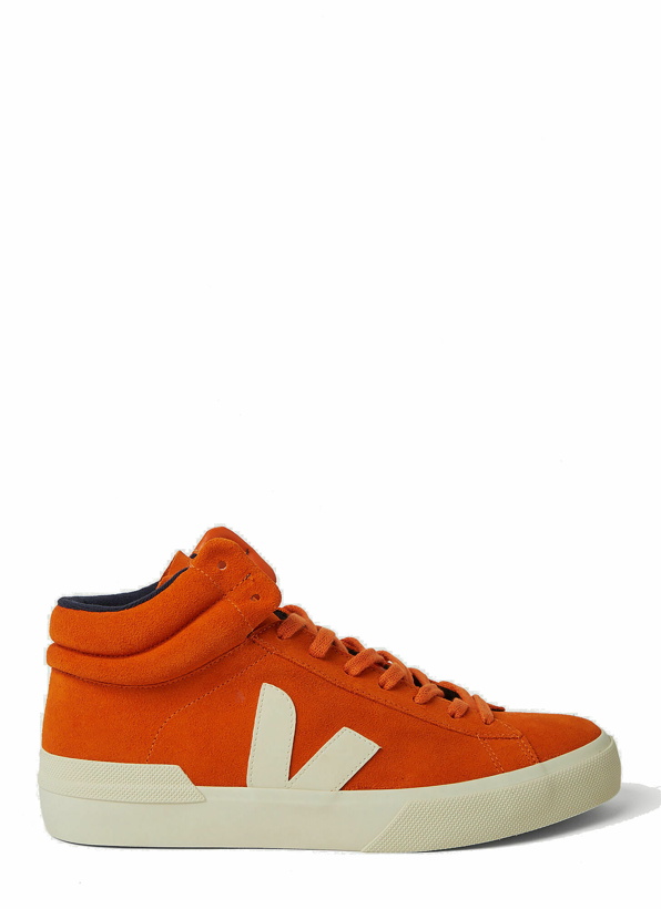 Photo: Minotaur High Top Sneakers in Orange