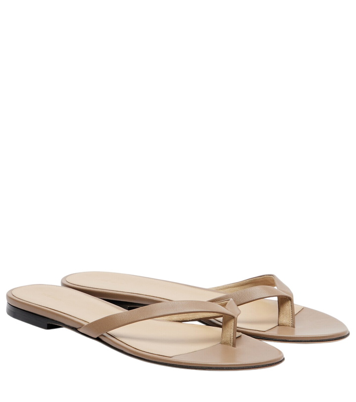 Photo: The Row Sacha leather thong sandals