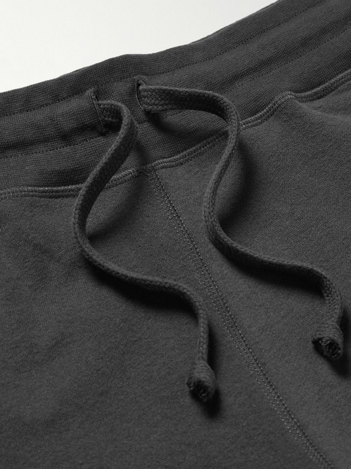 Kingsman - Tapered Logo-Embroidered Cotton and Cashmere-Blend Jersey Sweatpants - Gray