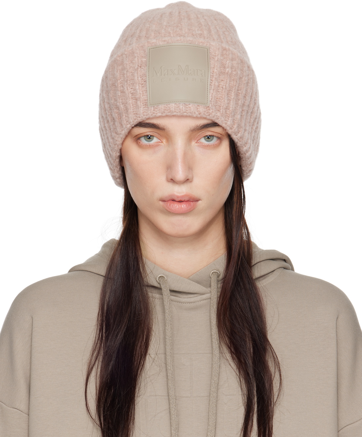 Max Mara Leisure Red & Pink Stripe Beanie Max Mara Leisure