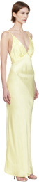 BEC + BRIDGE Yellow Moon Dance V Maxi Dress