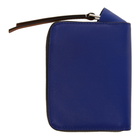 Loewe Blue Brand 6 Card Zip Wallet