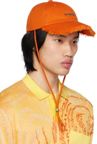 Jacquemus Orange Le Raphia 'La Casquette Artichaut' Cap