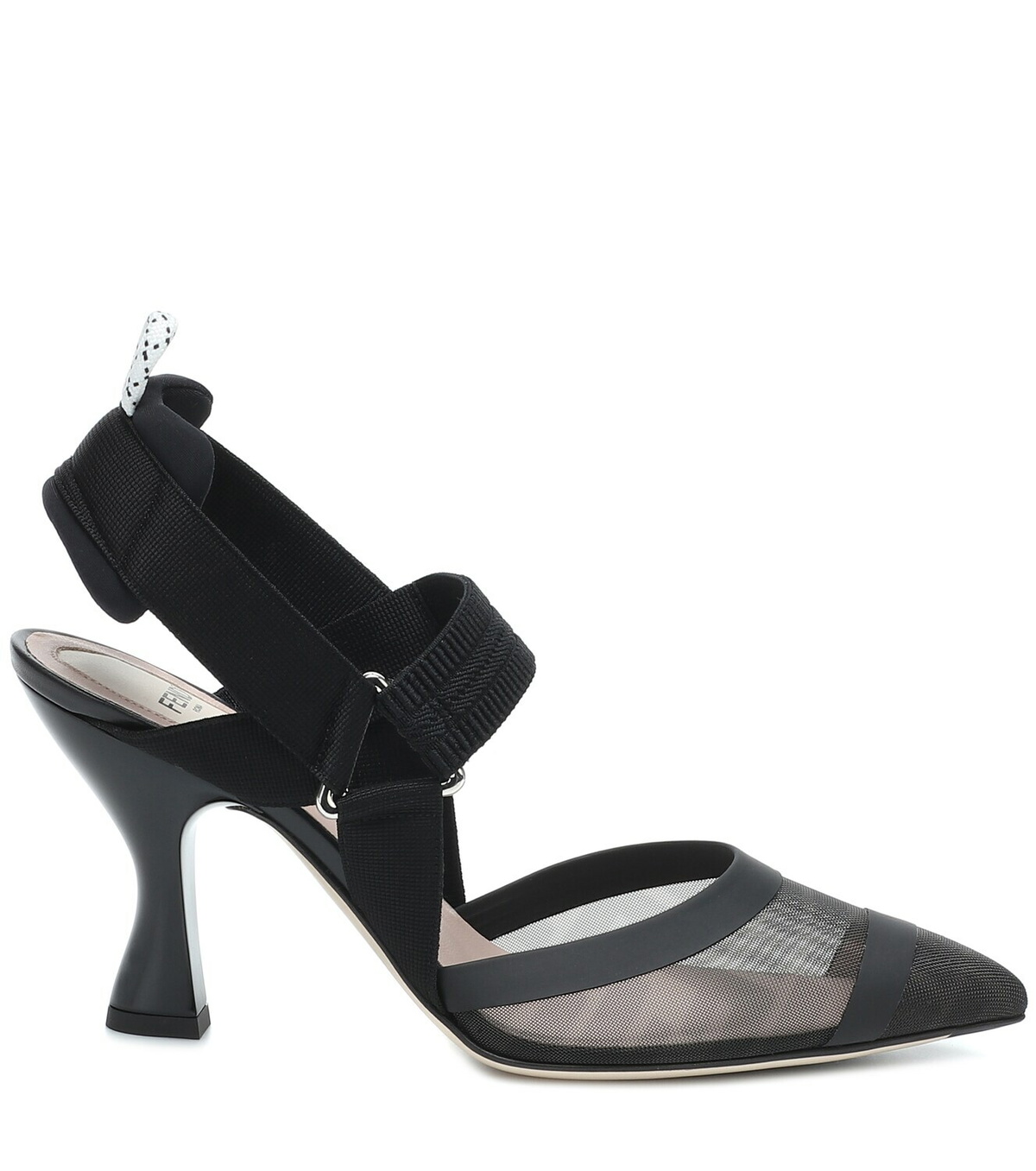Fendi Colibrì mesh slingback pumps