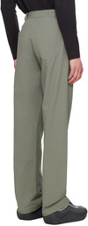 Uncertain Factor Khaki Roll Trousers