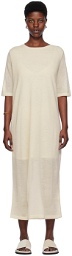 Lauren Manoogian Off-White Layer Maxi Dress