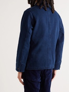 Blue Blue Japan - Indigo-Dyed Sashiko Cotton Chore Jacket - Blue