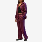 Needles Women's Poly Smooth Track Pant in Wine