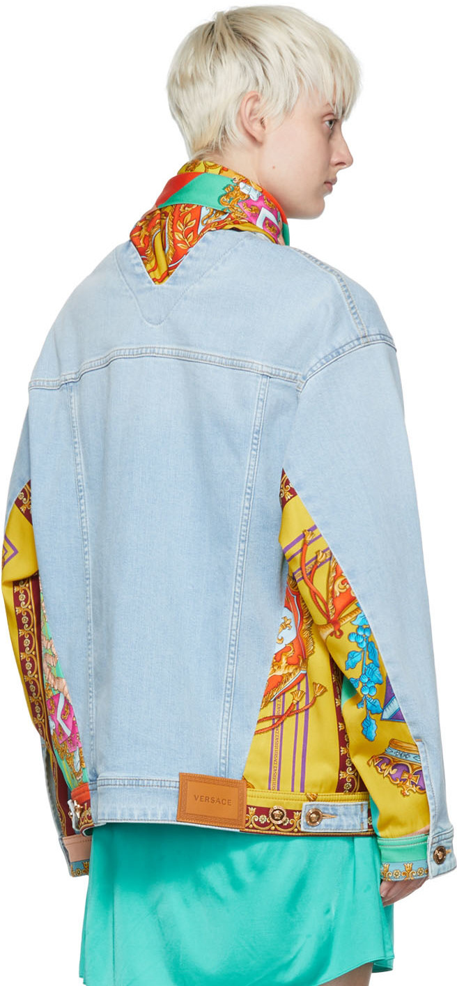 Versace Jeans Couture Garland Sun Jacket in Blue for Men