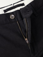 Slowear - Incotex Straight-Leg Cotton-Blend Twill Trousers - Black