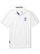 ADIDAS GOLF - HEAT.RDY Recycled Primeblue Mesh Golf Polo Shirt - White