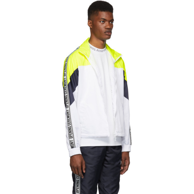 Nylon warm up sales jacket