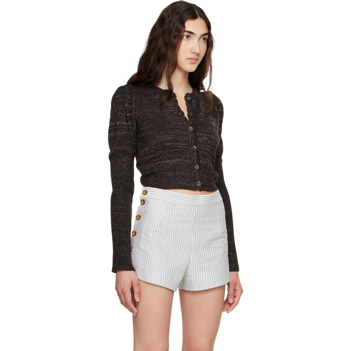 Vivienne Westwood Brown Veronica Cardigan