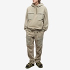 Maharishi Men's Utility Pocket Organic Hoody in Silver Sage