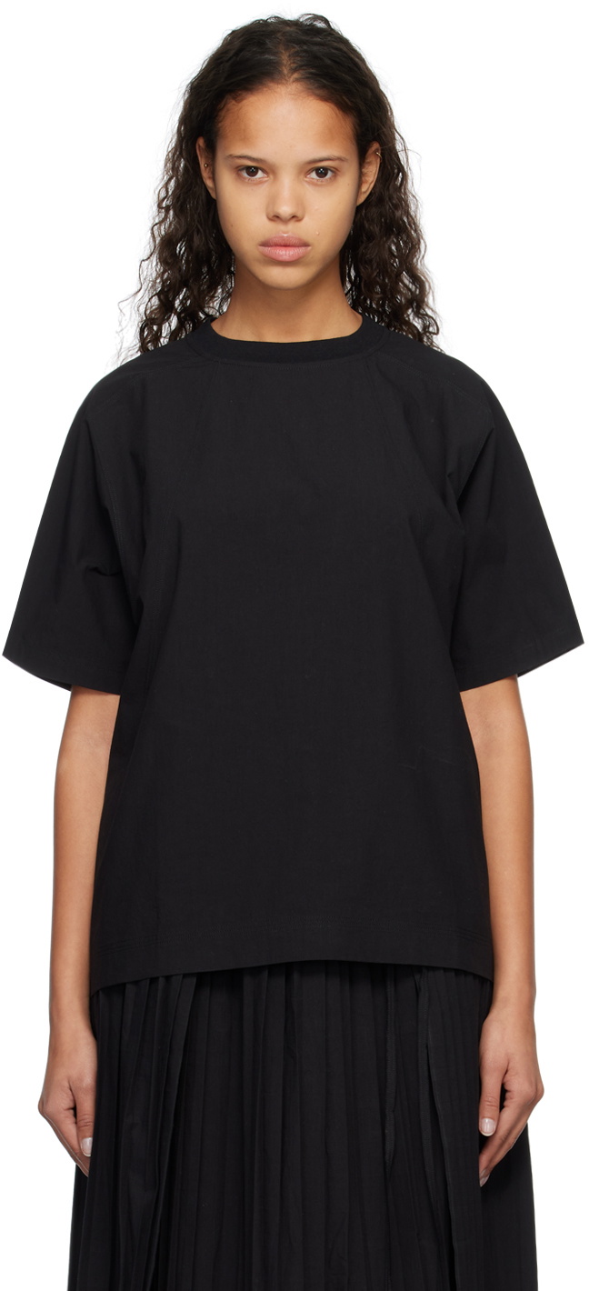 Subtle Le Nguyen Black Crewneck T-Shirt