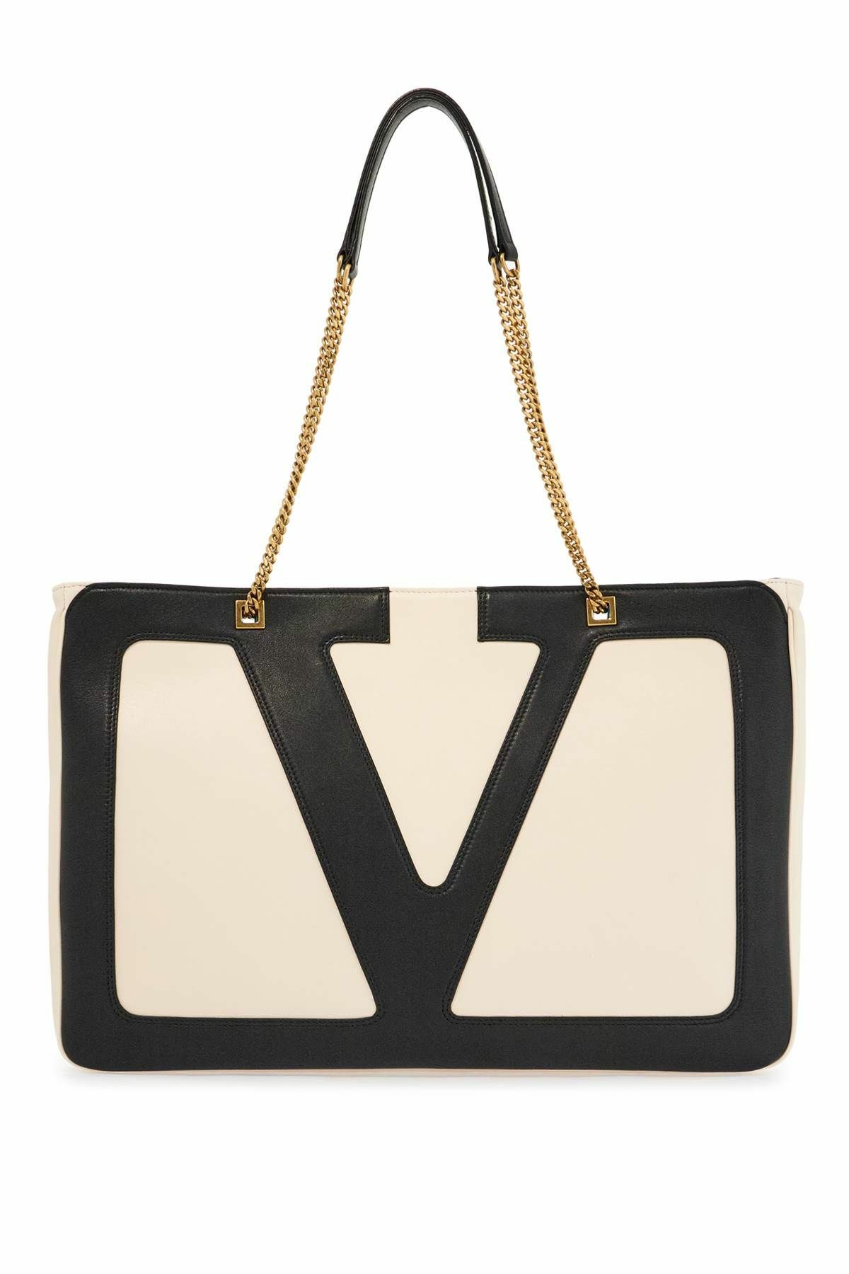 Valentino Garavani - Man - Butter White/Nero - Shoulder Bag