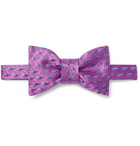 Charvet - Pre-Tied Silk-Jacquard Bow Tie - Pink