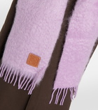 Loewe Anagram wool scarf