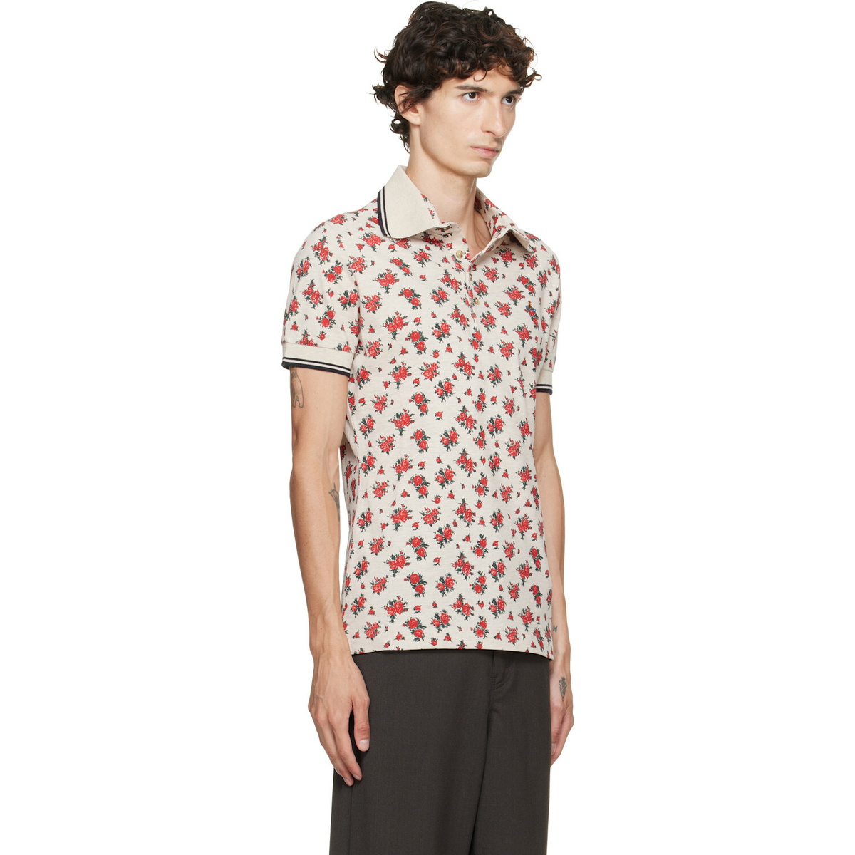 Vivienne Westwood Beige Two Button Polo