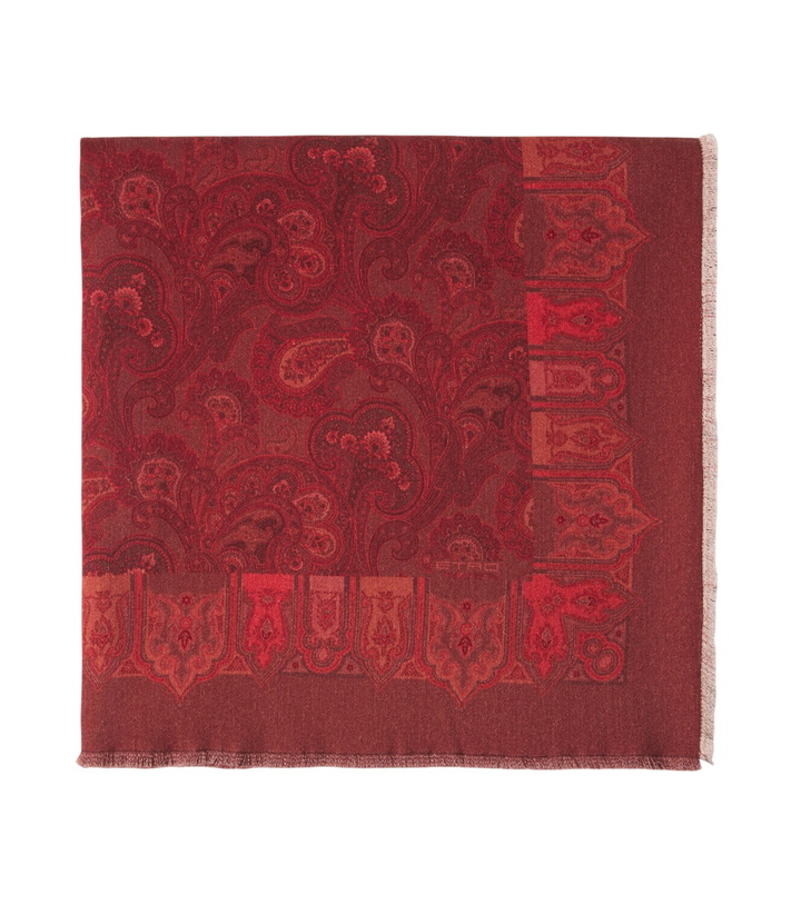 Photo: Etro Paisley printed wool throw