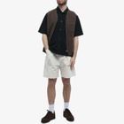 Arpenteur Men's Short Sleeve Coral Shirt in Midnight