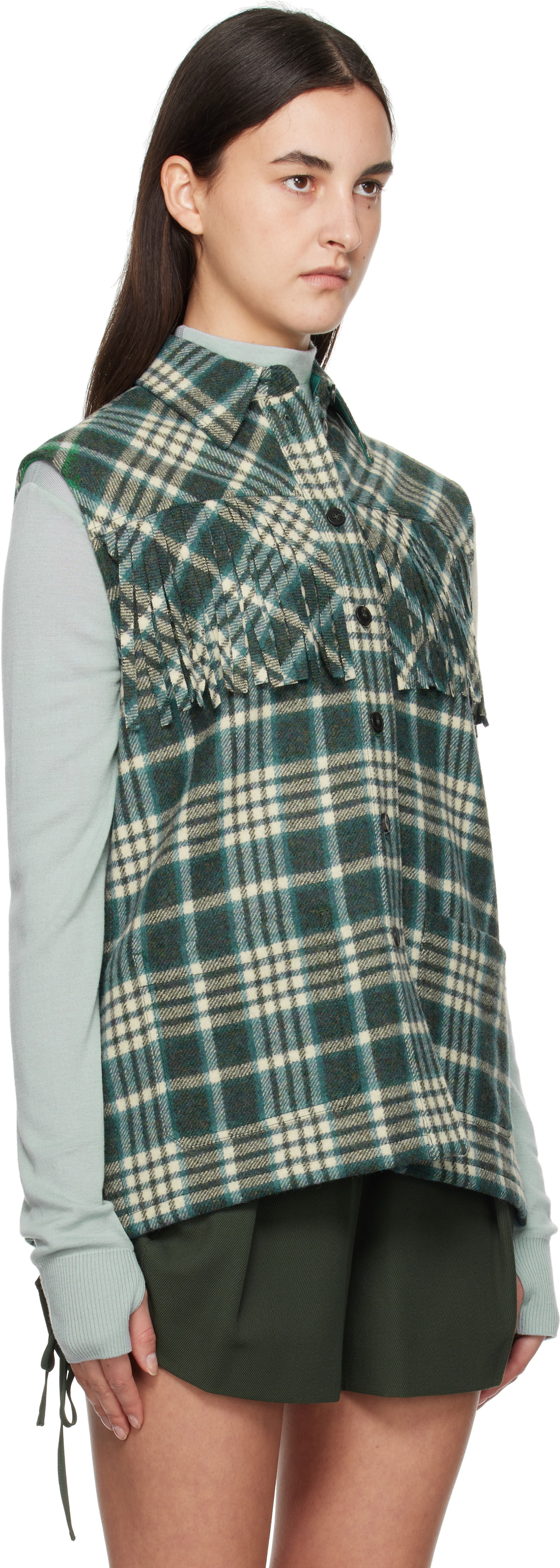 Weekend Max Mara Khaki Colle Vest