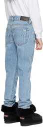 AMIRI Kids Blue Stack Jeans