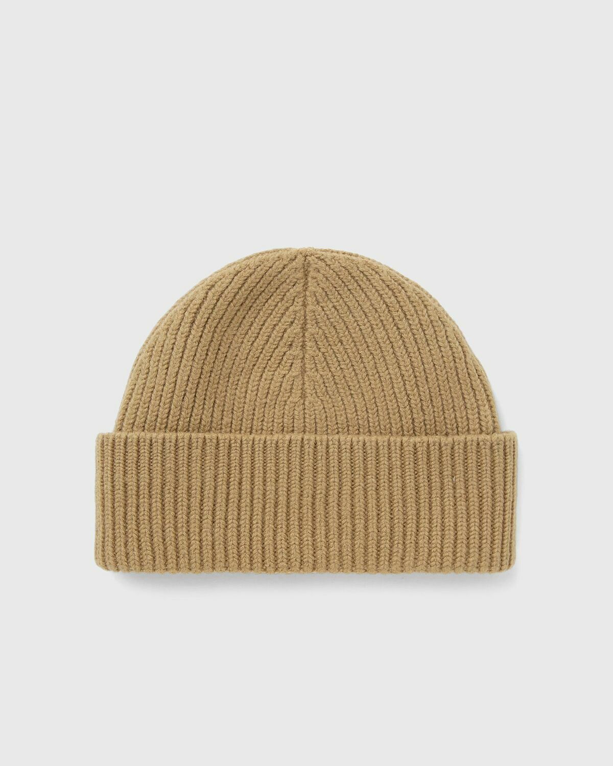 AMI Paris AMI DE COEUR BEANIE Beige Mens Beany