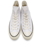 Converse White Leather Chuck 70 High Sneakers