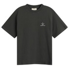 Bram's Fruit Men's Lemon Outline T-Shirt in Shadow Black