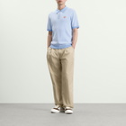 Casablanca Men's Pinstripe Polo Shirt in Blue
