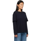 AGOLDE Navy Lois T-shirt