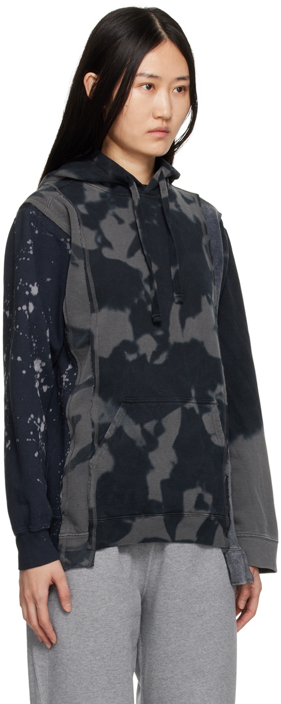 NEEDLES Black 5 Cuts Hoodie