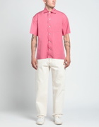Mcqueen Mens Shirt Fuchsia