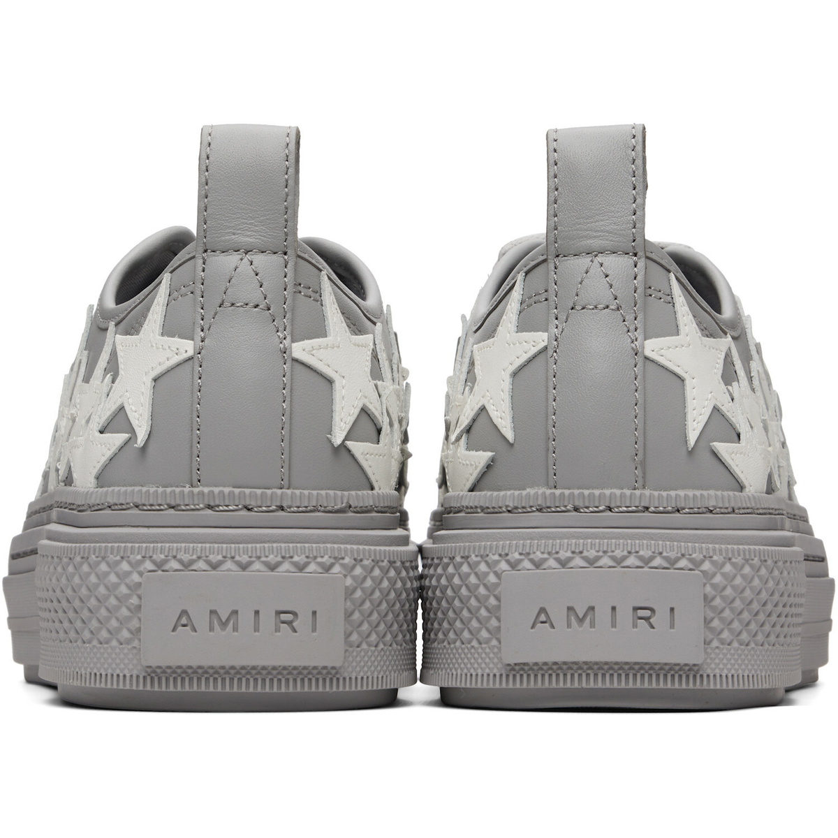 AMIRI Gray Stars Court Low Sneakers