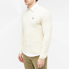 Polo Ralph Lauren Men's Wool Cashmere Crew Knit in Aged Wine Heather