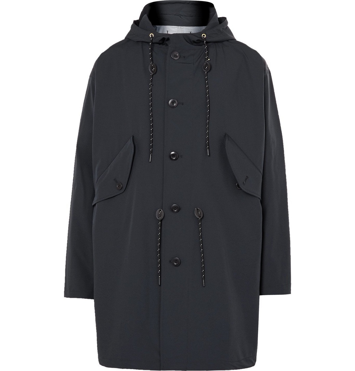 Photo: The Workers Club - Mackintosh Packable Shell Hooded Parka - Blue