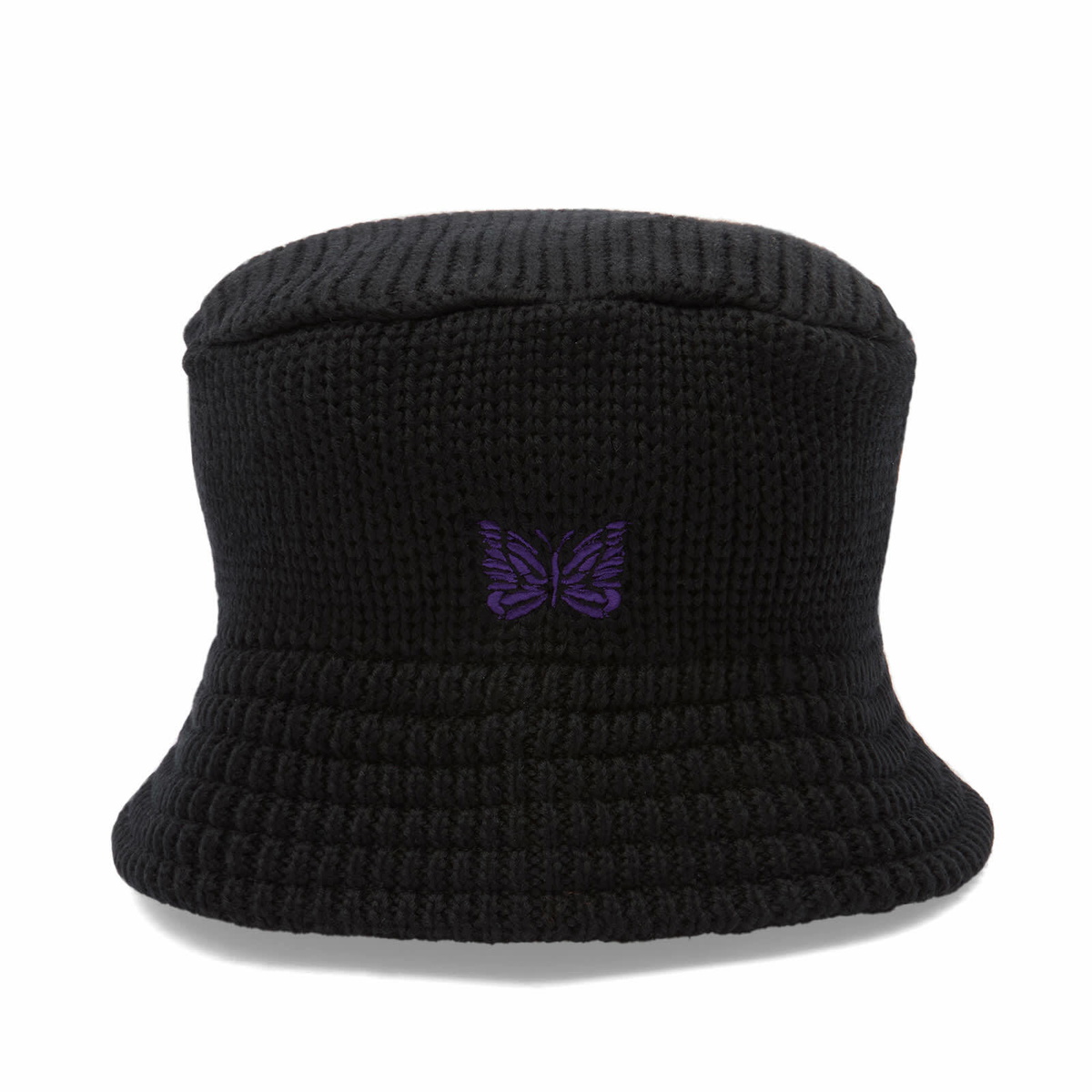 NEEDLES Black Crusher Bucket Hat Needles