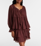 Poupette St Barth Moon ruffled blouse