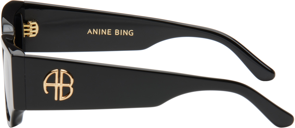 ANINE BING Black Bowery Sunglasses