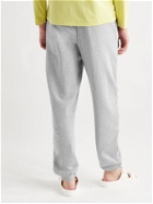 Ninety Percent - Tapered Organic Cotton-Jersey Sweatpants - Gray