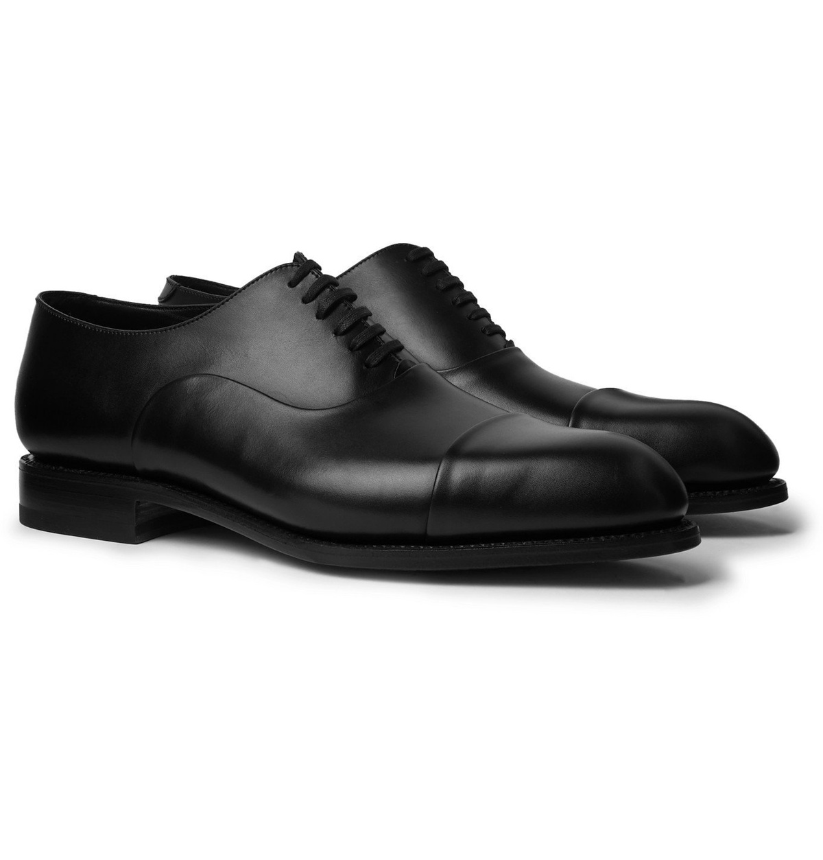 J.M. Weston - Leather Derby Shoes - Black J.M. Weston