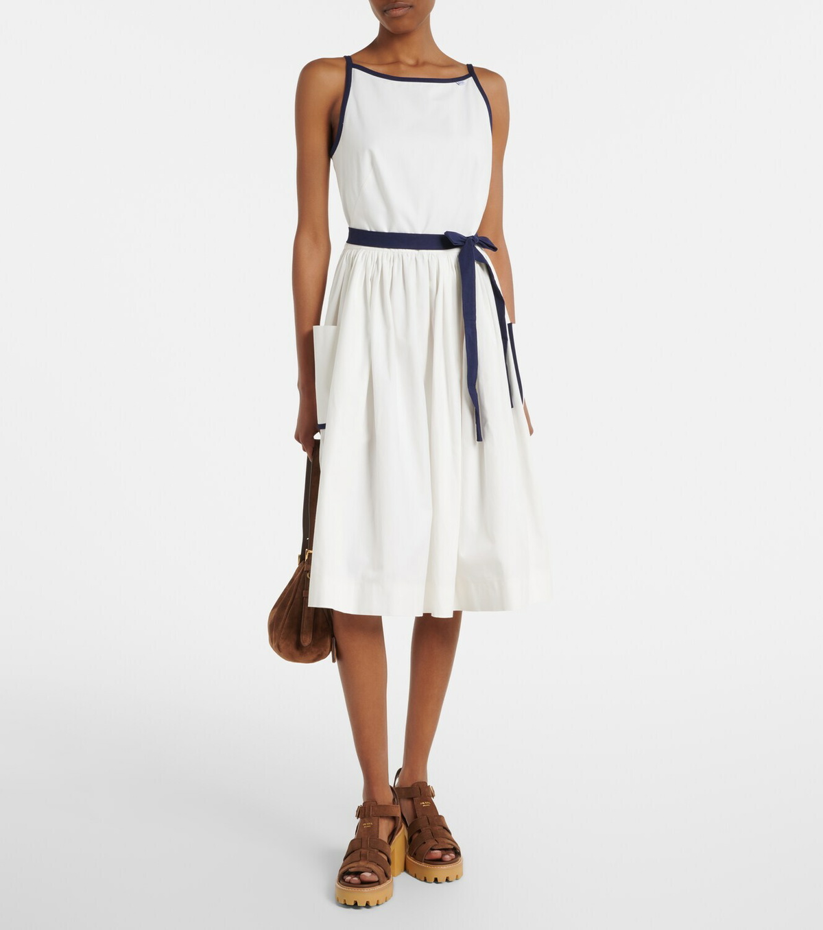 Prada Suede platform sandals