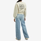AMIRI Women's Spirit Crew Sweat in Alabaster