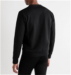 Fendi - Logo-Appliquéd Loopback Cotton-Blend Jersey Sweatshirt - Black
