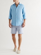 FRESCOBOL CARIOCA - Antonio Linen Shirt - Blue