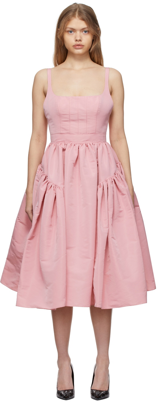 alexander mcqueen pink dress Thanks, it's @alexandermcqueen