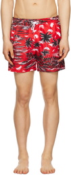 BOSS Red Graphic Swim Shorts